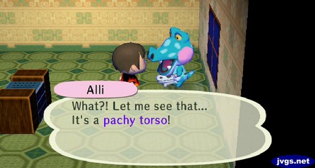 Alli: What?! Let me see that... It's a pachy torso!