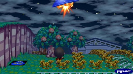 Shooting down a UFO.