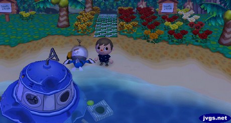 Gulliver and his UFO crashed out on the beach.