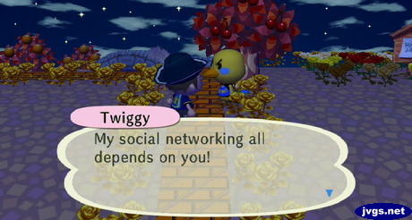 Twiggy: My social networking all depends on you!