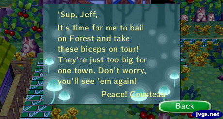 Cousteau's goodbye letter.