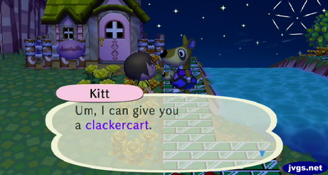 Kitt: Um, I can give you a clackercart.