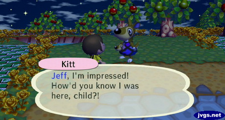 Kitt: Jeff, I'm impressed! How'd you know I was here, child?!