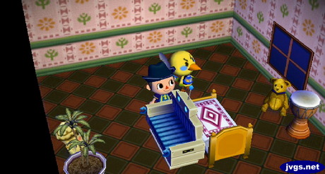 Twiggy's odd home layout.