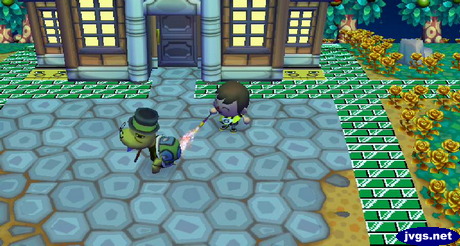 Burning Tortimer's shell with a roman candle.