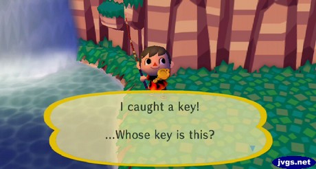 I caught a key! ...Whose key is this?