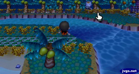 Waving to Savannah from across the river.