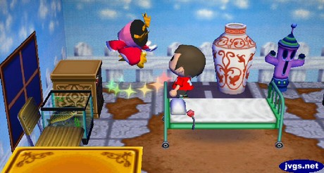 Benedict flips as he takes his medicine.