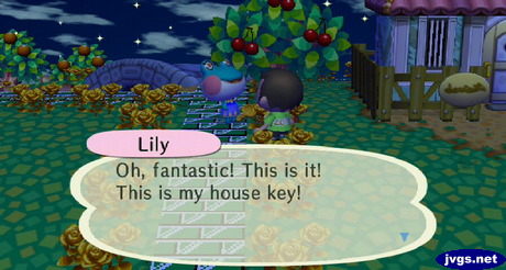 Lily: Oh, fantastic! This is it! This is my house key!