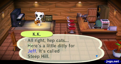 K.K.: All right, hep cats... Hre's a little ditty for Jeff. It's called Steep Hill.