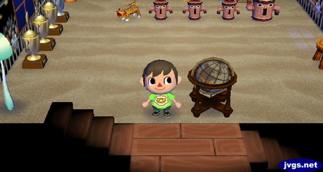 The cool globe in Animal Crossing: City Folk.