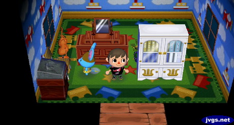 Broccolo's house, with all of his furniture in the front.