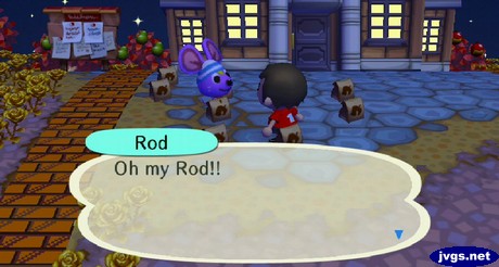 Rod, in a bag of fireworks: Oh my Rod!!