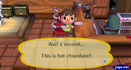Wait a second... This is hot chocolate!!