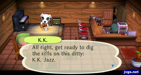 K.K.: All right, get ready to dig the riffs on this ditty: K.K. Jazz.