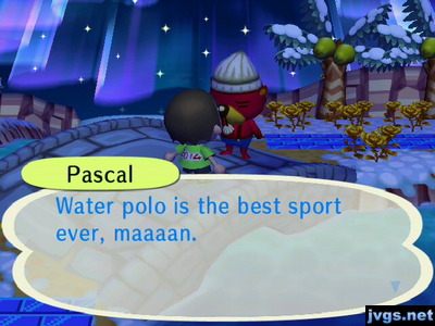 Pascal: Water polo is the best sport ever, maaan.