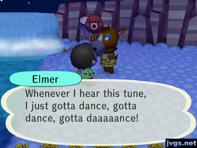Elmer: Whenever I hear this tune, I just gotta dance, gotta dance, gotta daaaaance!