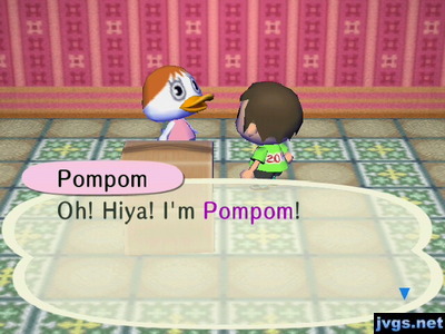 Pompom: Oh! Hiya! I'm Pompom!