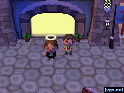 I arrive in Alvina's town.