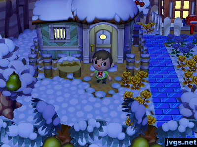 Bars on the windows of Elmer's house.