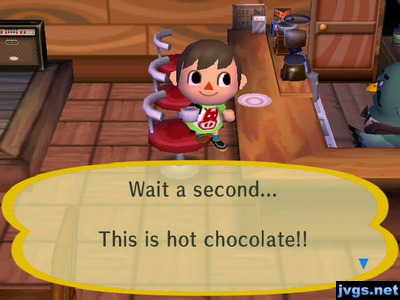 Me in the Roost on Valentine's Day: Wait a second... This is hot chocolate!!