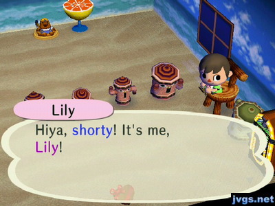 Lily: Hiya, shorty! It's me, Lily!