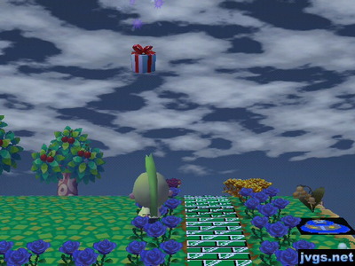 Shooting down a balloon present on a cloudy evening.