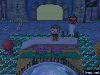 Me standing at the bus stop.