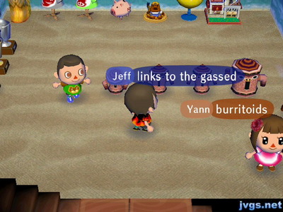 Jeff: Links to the gassed. Yann: Burritoids.