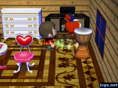 Bunnie flips as she takes some medicine.