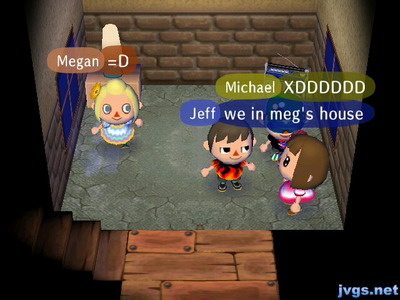 Jeff: We're in Meg's house!
