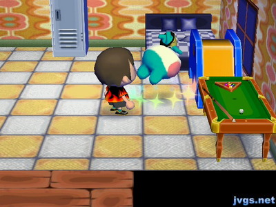 Lily flips as she takes her medicine.