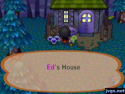 Sign on house: Ed's House