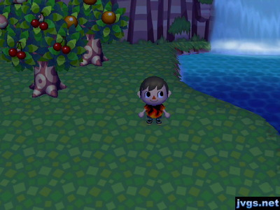 The new deep green shade of grass.