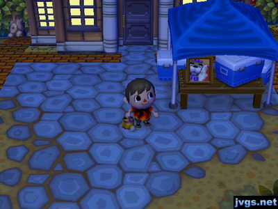 Chip's tent from the fishing tourney, but no sign of Chip himself.