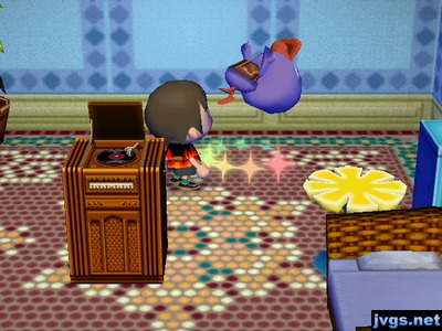 Mallary flips as she takes some medicine.