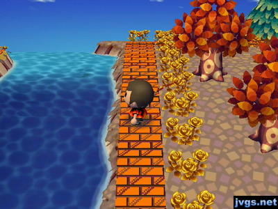 Look closely and you can see a seam in the river where one acre meets the next.