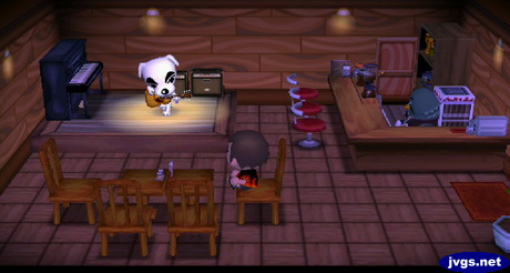Sitting in the Roost, about to enjoy some live music from K.K. Slider.