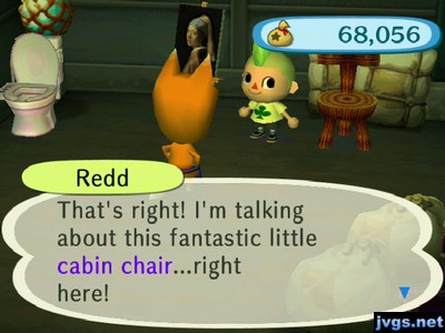 Redd: That's right! I'm talking about this fantastic little cabin chair...right here!