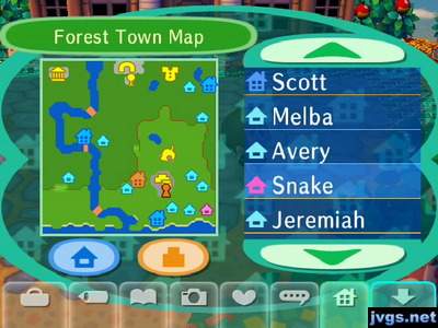 The Forest town map as of April 9, 2013.
