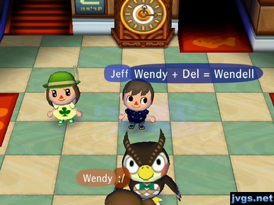 Jeff: Wendy + Del = Wendell