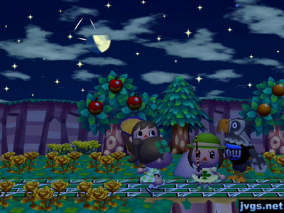 Avery unsuccessfully tries to walk through Yann, who was fishing.