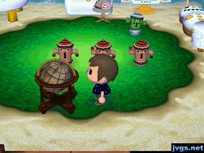 The cool globe for Nature Day on display in my house.