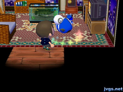 Agent S flips as she takes some medicine.