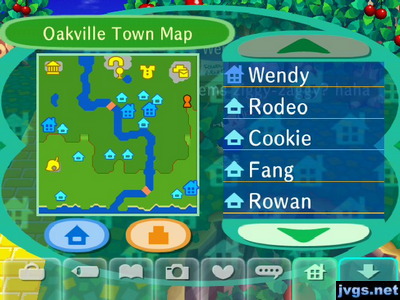 The town map of Oakville.