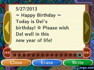 ~Happy Birthday~ Today is Del's birthday! Please wish Del well in this new year of life!