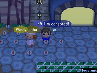 Jeff, standing so that his lower half is covered by the exclamation point of a pitfall seed: I'm censored!