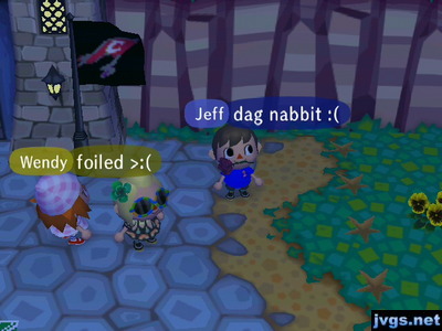 Jeff: Dag nabbit. Wendy: Foiled.