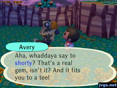 Avery: Aha, whaddaya say to shorty? That's a real gem, isn't it? And it fits you to a tee!