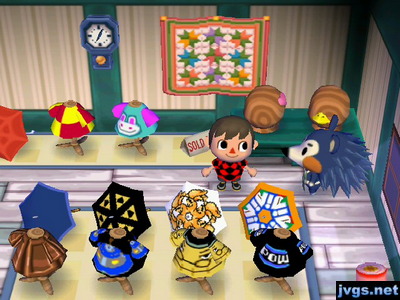 Wearing the checkered tee I bought at Able Sisters.